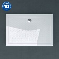 Duschwanne 90x90 Duschtasse Antirutsch Acrylwanne Superflach mit Ablaufgarnitur