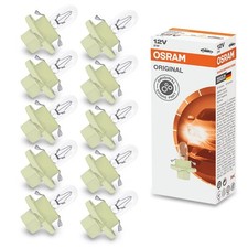 OSRAM bx8 4d 2W 2352MFX6 GLÜHLAMPE 12V INSTRUMENTENBELEUCHTUNG 10x STÜCK