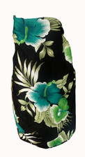 Schwarzer Sarong Strandtuch