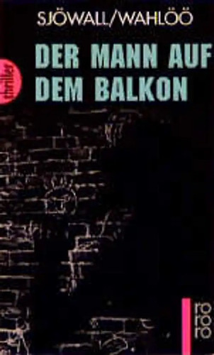 Der mann auf dem balkon - balkon:, ein