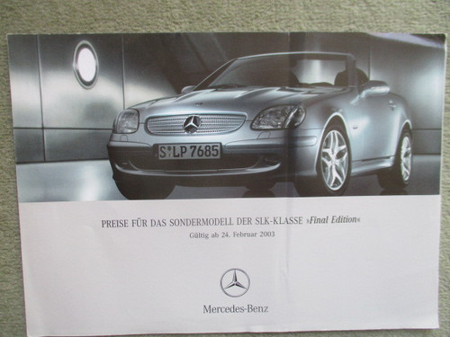 Mercedes benz slk r170 - benz, k