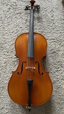 cello 3/4 für Schüler + Noten, Bogen Und Hülle Sucht Neues Zuhause