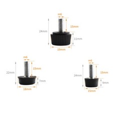 Premium Qualit?t M6 Faden M?bel Tischstuhl Nivellierfu? Gleiter 20er Pack