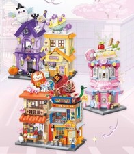 Keeppley City Corner Mini Building Set: Korean BBQ K28024, Dessert Shop K28027