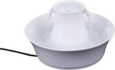 PetSafe Avalon Trinkbrunnen 2L Weiß – wie neu, ohne Schaumfilter, voll nutzbar