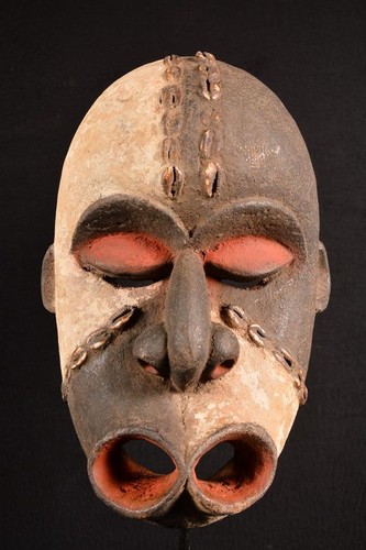Afrikanische alte kuba maske - alte, /
