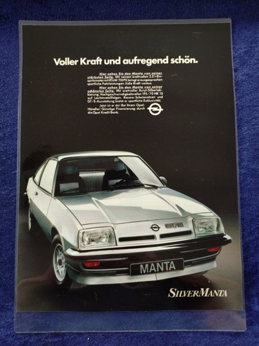 Opel manta silver - ,