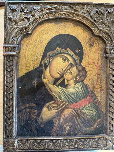 Religiöse ikone madonna - ikone, mit