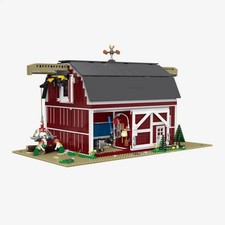 BlueBrixx Scheune Mit Zubehör