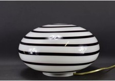 Vintage Lampe Zebra Eglo schwarz-weiß Vintage