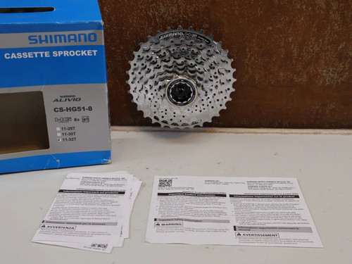Shimano hg51 kassette - shimano, cs-hg51-8
