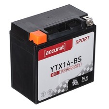 Motorradbatterie YTX14-BS Gel