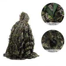 Camouflage Regen Poncho 3D