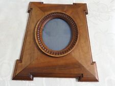 Edler Bilderrahmen mit Glasscheibe, Nussbaum?