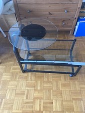 TV Wagen Glas Tisch auf Rollen Phono Wagen