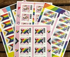 DEUTSCHLAND NEU JUNI #DELIVEREDWITHPRIDE 2025 BOGEN AUSWAHL GERMANY PRIDE STAMPS