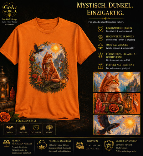 Mystic ginger cat rote - cat, katze
