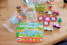 Ü-Eier Konvolut Happy Hippo, 2000er, Tuch etc., Seltene Figuren, Dinos