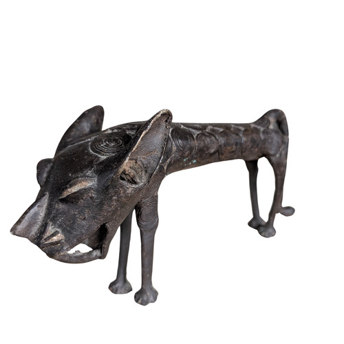 Afrikana benin bronze figur - benin-bronze,