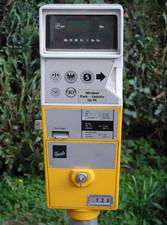 Digitale Parkuhr der Fa
