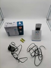 ALCATEL F530 Schnurloses Telefon DECT, Freisprechfunktion, Anrufblocker, Weiß/Bl