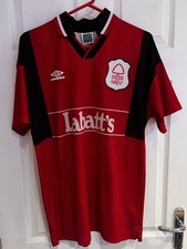 Nottingham Forest 1994-96 Heimtrikot - Large - Retro Score Draw - 3 Pearce