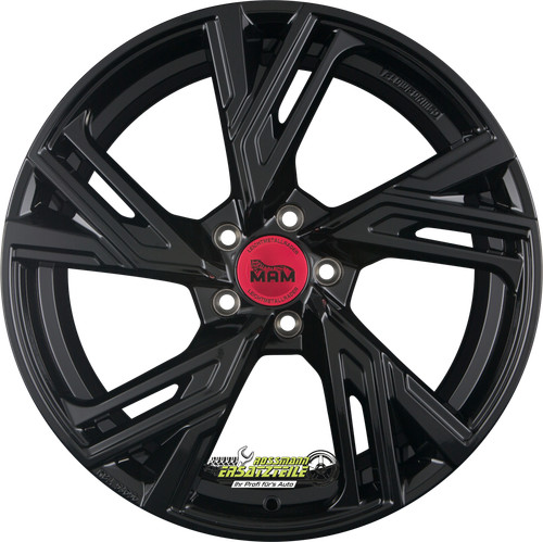 Mam rs5 black painted 8x18 - painted,