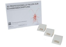 30 Schabenfallen + Broschüre mit Anleitung - Kakerlaken- Klebefalle - ohne Gift