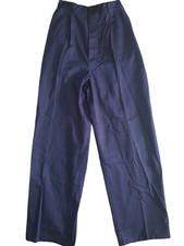 Herren Arbeitshose Arbeitskleidung Kochhose blau 100% Baumwolle Gr. 46 NEU