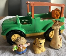 Fisher Price Little People Safari Jeep mit Sound TOP