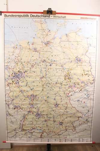 Schulwandkarte bundesrepublik - schulwandkarte,