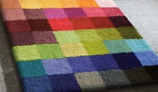 Badteppich KLEINE WOLKE Bad Vorleger Teppich ca. 60 x 60 cm Cubetto Multicolor