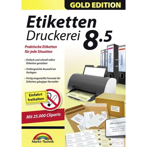 Markt technik etiketten - &,