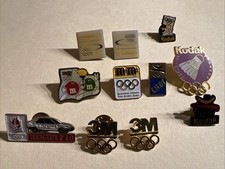 PIN S Anstecker  Olympia Werbepartner 3M M&M Kodak Lufthansa Sammlerstücke