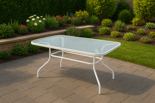 Gartentisch glas alu aluminium - gartentisch,