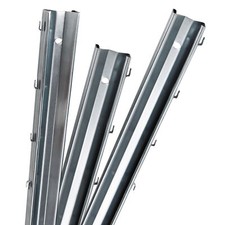 10 Z-Profil Zaunpfosten 2m