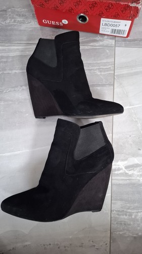 Guess schwarze wildleder - guess,