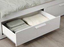 BRIMNES Tagesbettgestell mit 2 Schubladen