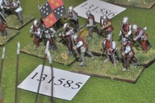 28mm Mittelalter / Burgunder - Hecht 16 Figuren - (131585)