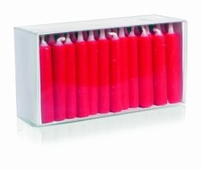 50x Geburtstagskerzen 65x10mm in Rot Tortenkerzen von Kerzen Wiedemann GmbH 