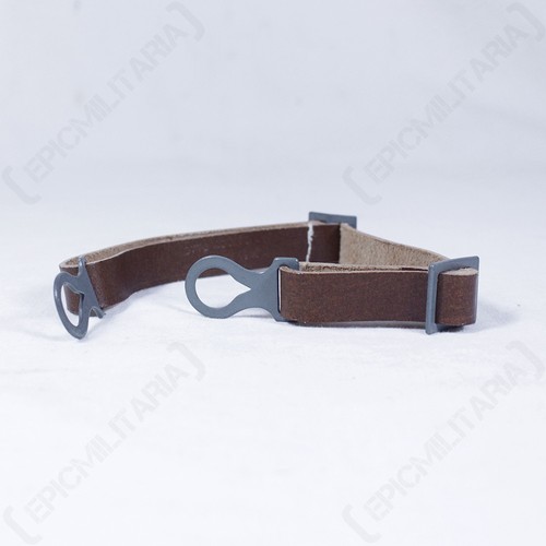 M16 lederhelmband braun - -,