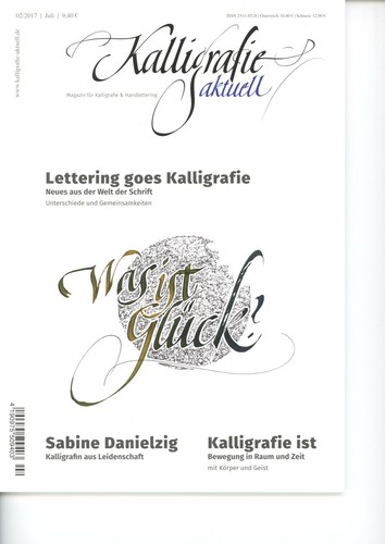 Kalligrafie aktuell 2017 - kalligrafie,