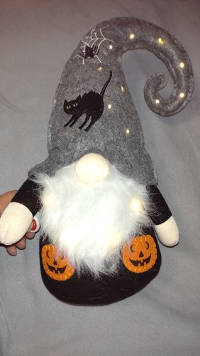 Led wichtel halloween figur - led,