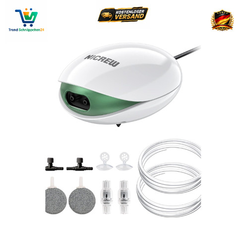 Nicrew aquarium luftpumpe - aquarium, 400