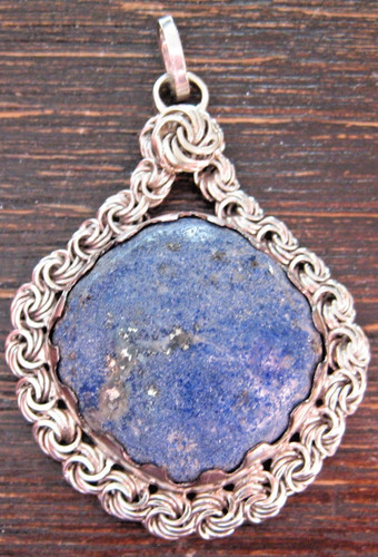 Lapislazuli anhänger 925 - lapislazuli,