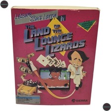 Leisure Suit Larry Land of the Lounge Lizards IBM PC 5.25 Floppy Spiel Big Box