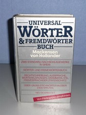 Universal Wörter- & Fremdwörterbuch Mackensen / von Hollander Xenos Verlag - TOP