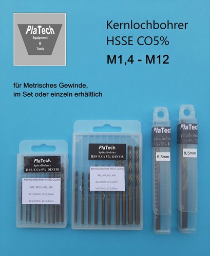 Kernlochbohrer hss co5 metall - kernlochbohrer,