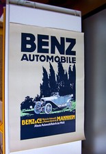 84 cm Poster BENZ Automobile Benz & CIE Mannheim, Mercedes / Daimler Plakat