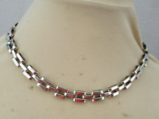 Rarität massive Kette Mexico TI-85  925 Sterlingsilber Glieder 41  x 0,8 cm